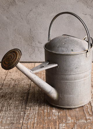 イギリス アンティーク ブリキ製 ジョウロ ガーデニング 13067