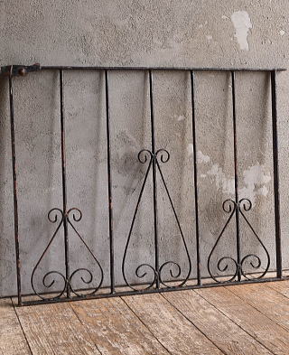 イギリスアンティーク アイアンフェンス ゲート柵 ガーデニング 13116
