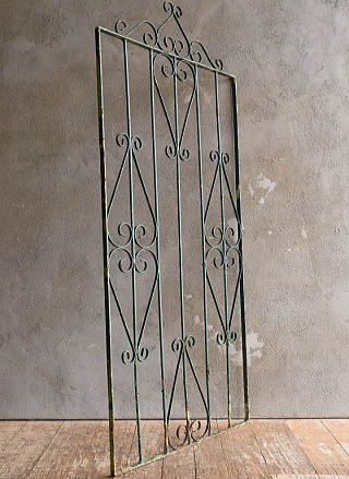 イギリスアンティーク アイアンフェンス ゲート柵 ガーデニング 13204