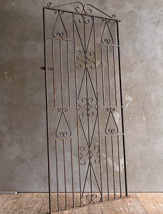 イギリスアンティーク アイアンフェンス ゲート柵 ガーデニング 13205