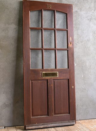 イギリス アンティーク 木製ドア 扉 建具 13221
