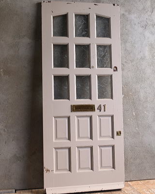 イギリス アンティーク 木製ドア 扉 建具 13231