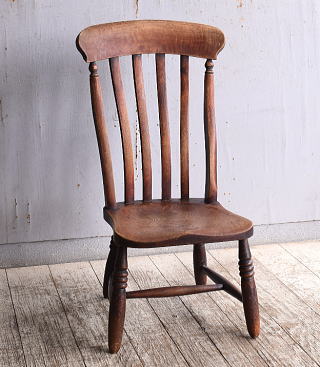 イギリス アンティーク家具 キッチンチェア 椅子 13278