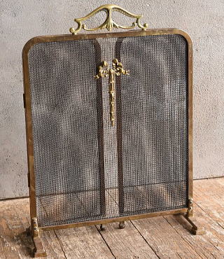 イギリス アンティーク ファイヤーガード フェンダー 暖炉器具 13282