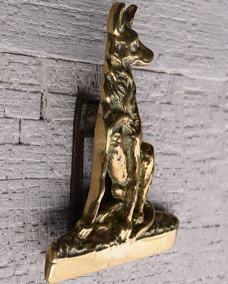 イギリス アンティーク 真鍮製ドアノッカー　 13292