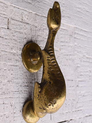 イギリス アンティーク 真鍮製ドアノッカー　 13295