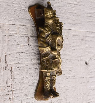 イギリス アンティーク 真鍮製ドアノッカー　 13296