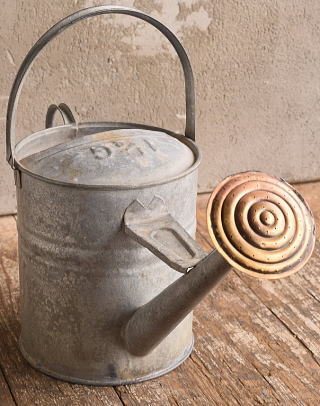イギリス アンティーク ブリキ製 ジョウロ ガーデニング 13322