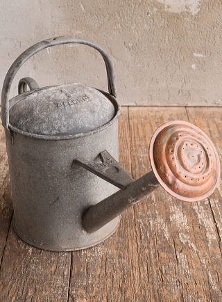 イギリス アンティーク ブリキ製 ジョウロ ガーデニング 13323