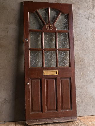 イギリス アンティーク 木製ドア 扉 建具 13356