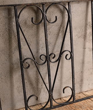 イギリスアンティーク アイアンフェンス ゲート柵 ガーデニング 13396