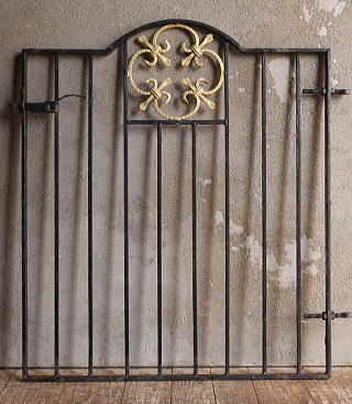 イギリスアンティーク アイアンフェンス ゲート柵 ガーデニング 13401
