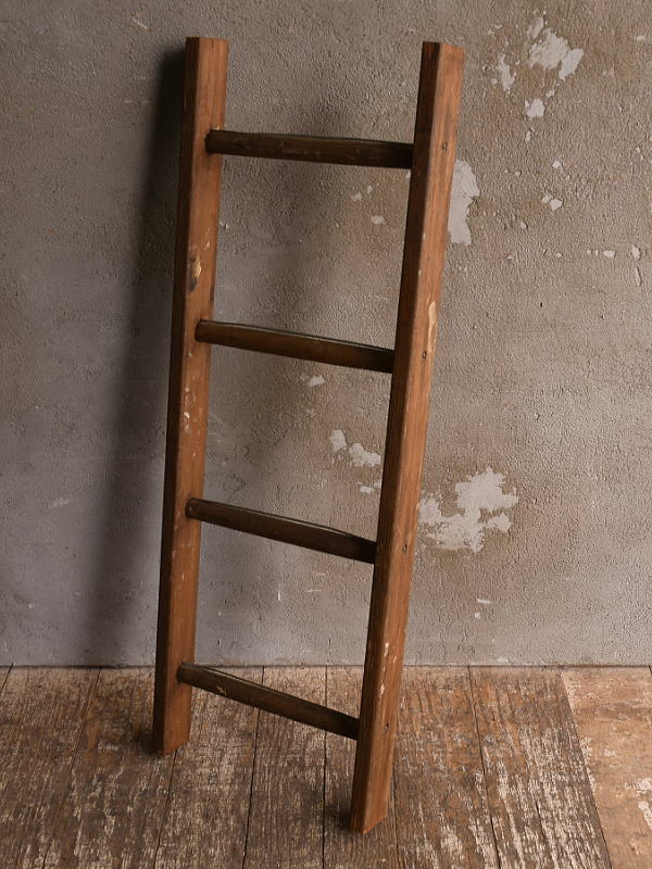 イギリス アンティーク 木製ラダー 梯子 ディスプレイ 13441