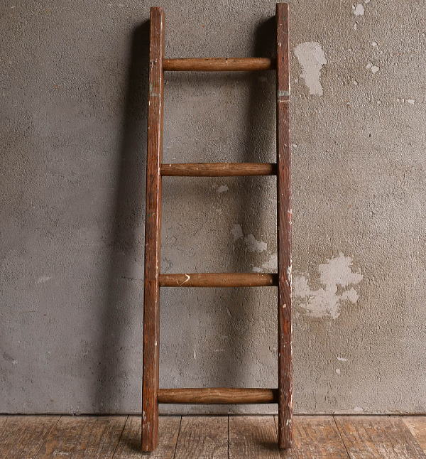 イギリス アンティーク 木製ラダー 梯子 ディスプレイ 13444