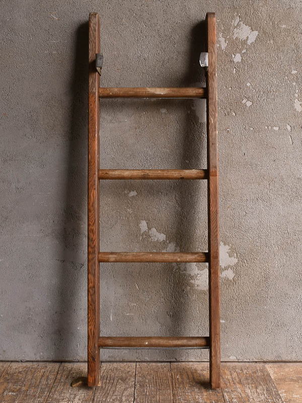 イギリス アンティーク 木製ラダー 梯子 ディスプレイ 13446
