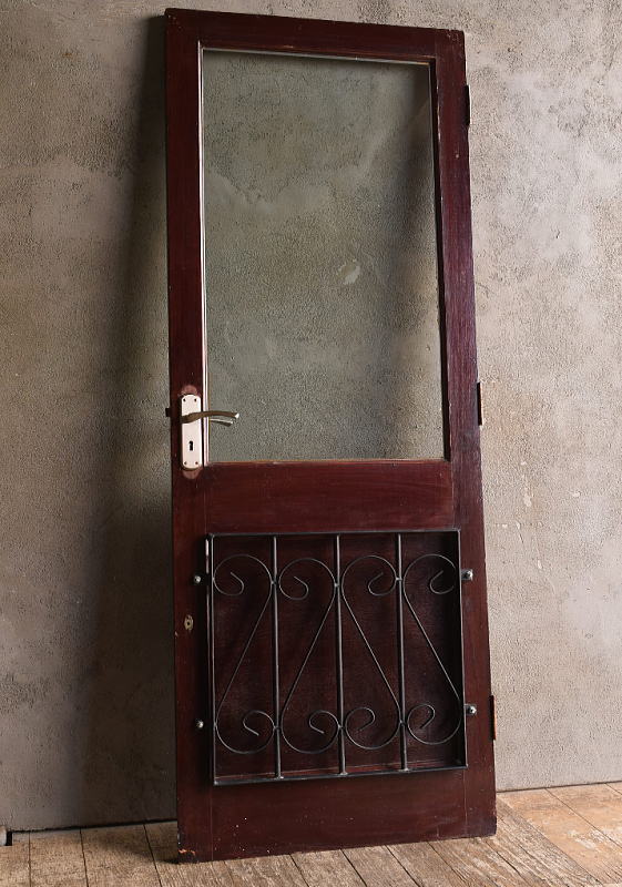 イギリス アンティーク 木製ドア 扉 建具 13450