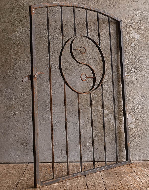 イギリスアンティーク アイアンフェンス ゲート柵 ガーデニング 13500