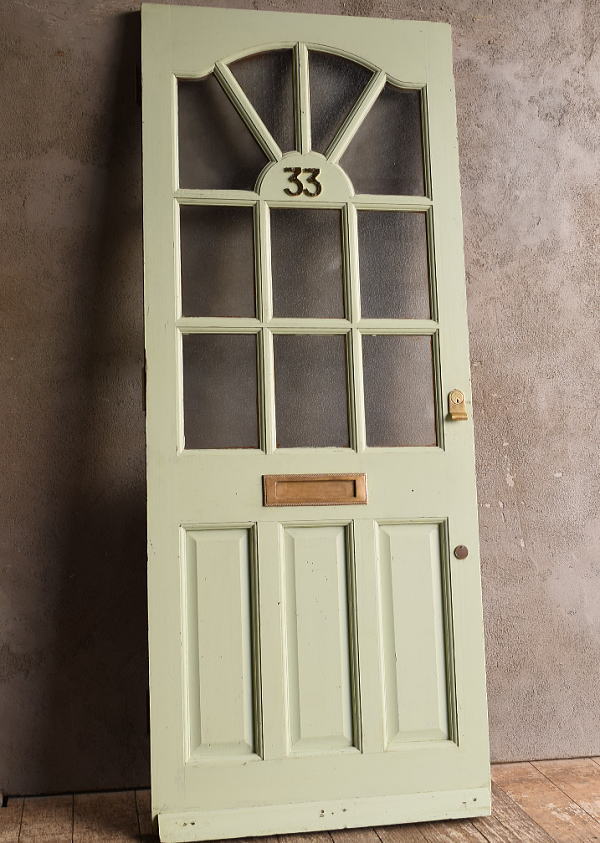 イギリス アンティーク 木製ドア 扉 建具 13505