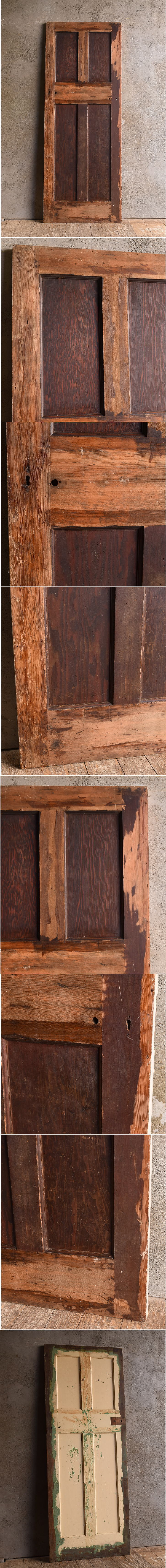 イギリス アンティーク 木製ドア 扉 建具 13510