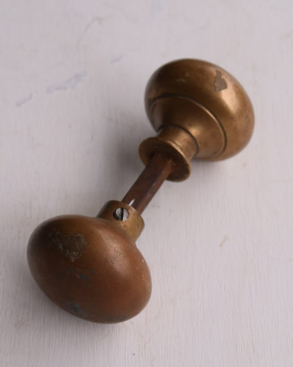 イギリス アンティーク 真鍮製 ドアノブ 建具金物 握り玉 13521