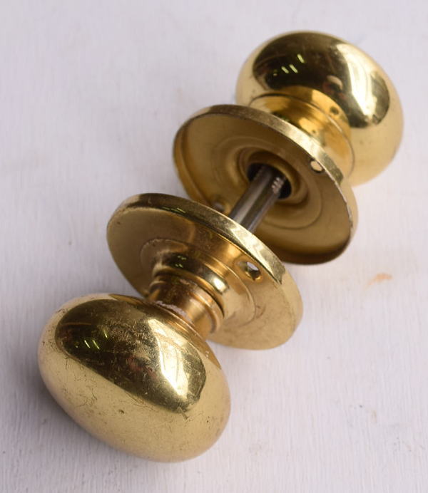 イギリス アンティーク 真鍮製 ドアノブ 建具金物 握り玉 13522