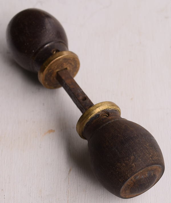 イギリス アンティーク 木製 ドアノブ 建具金物 握り玉 13525