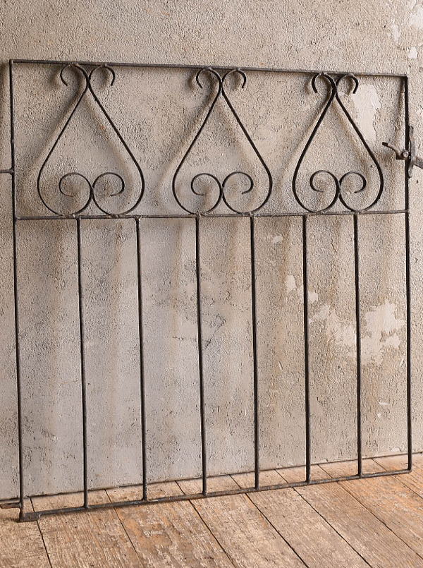 イギリスアンティーク アイアンフェンス ゲート柵 ガーデニング 13554
