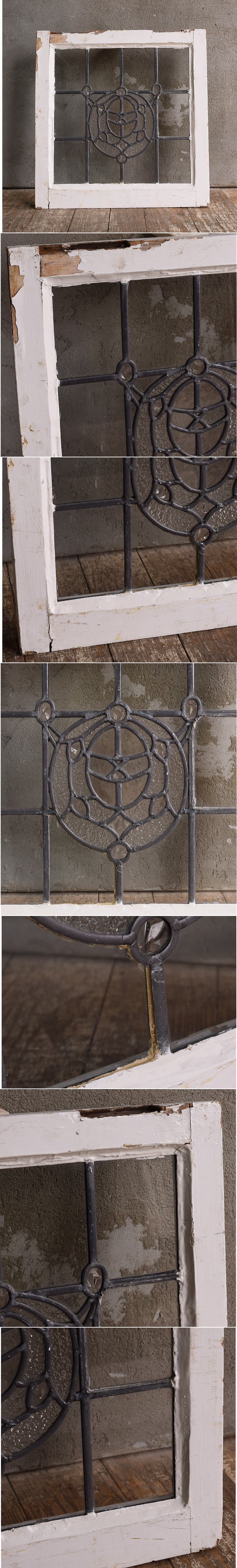 イギリス アンティーク 窓 無色透明 13558