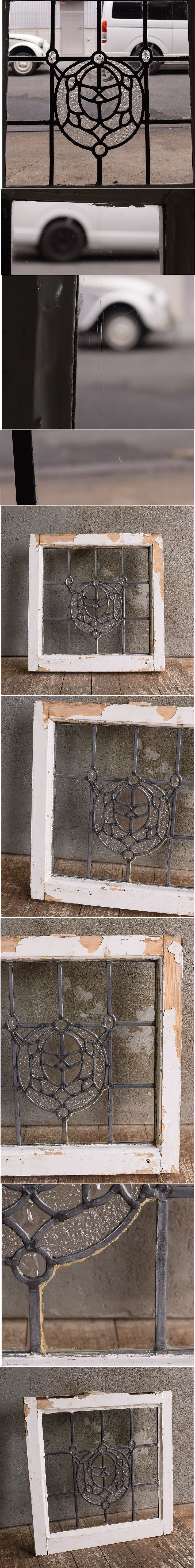 イギリス アンティーク 窓 無色透明 13558