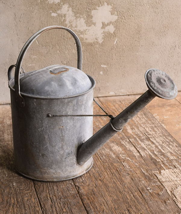 イギリス アンティーク ブリキ製 ジョウロ ガーデニング 13561