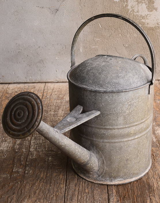 イギリス アンティーク ブリキ製 ジョウロ ガーデニング 13569
