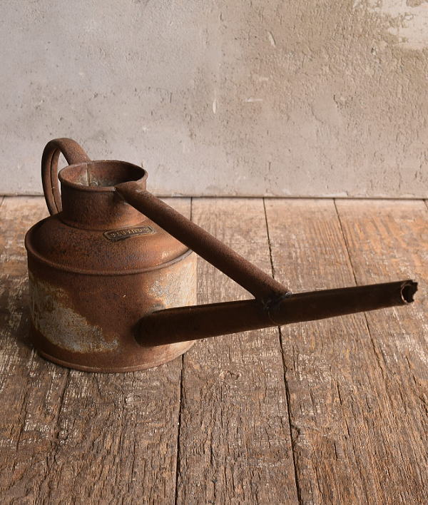 イギリス アンティーク ブリキ製 ジョウロ ガーデニング 13577