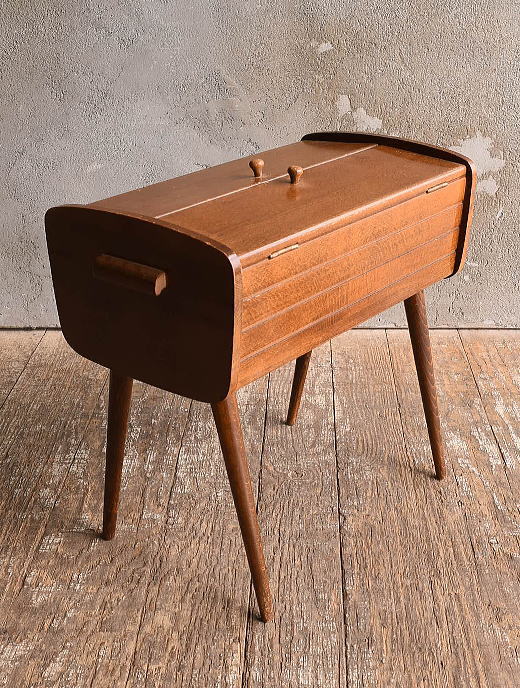 イギリス製　アンティーク 　ソーイングボックス　13585