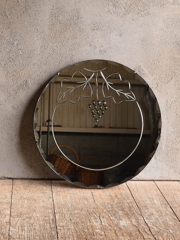 イギリス アンティーク　 壁掛けミラー 鏡　1