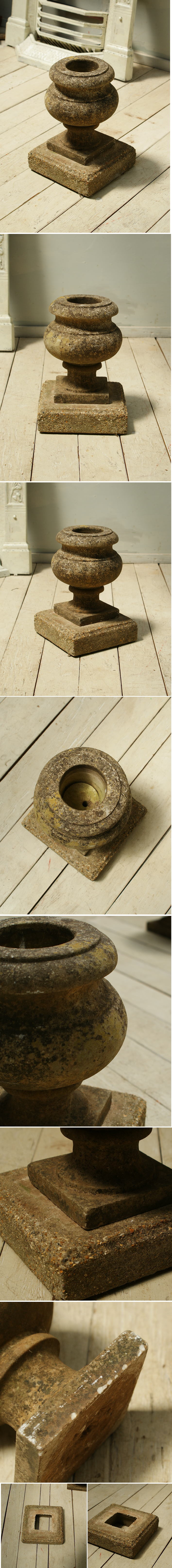 イギリス アンティーク フラワーベース ガーデニング オーナメント 2349