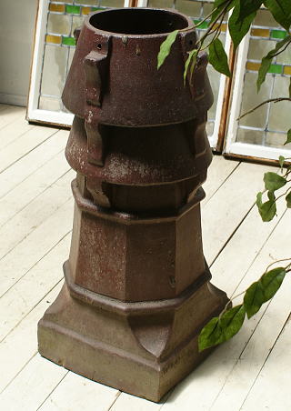 イギリス アンティーク チムニーポット 植木鉢 プランター 3274
