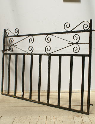 イギリスアンティーク アイアンフェンス ゲート柵 ガーデニング 6380