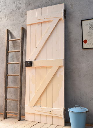 イギリス アンティーク 木製ドア 扉 ディスプレイ 建具 6845
