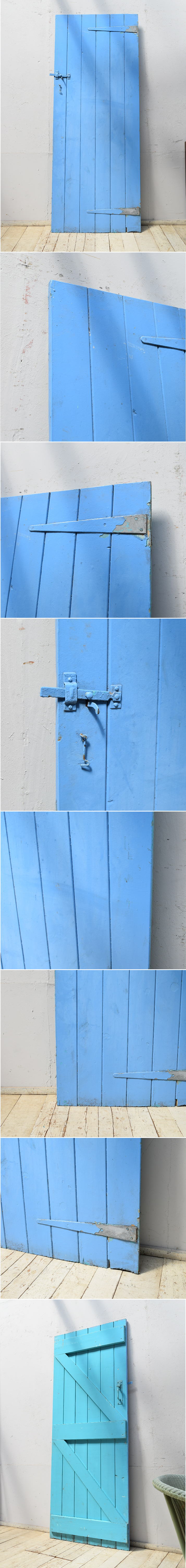 イギリス アンティーク 木製ドア 扉 ディスプレイ 建具 6857