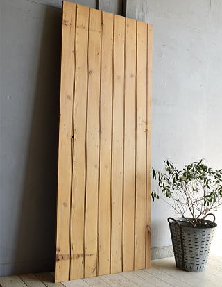 イギリス アンティーク パインドア ディスプレイ 建具 7242