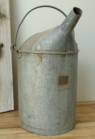 イギリスアンティーク　ブリキ製　オイル缶　8312