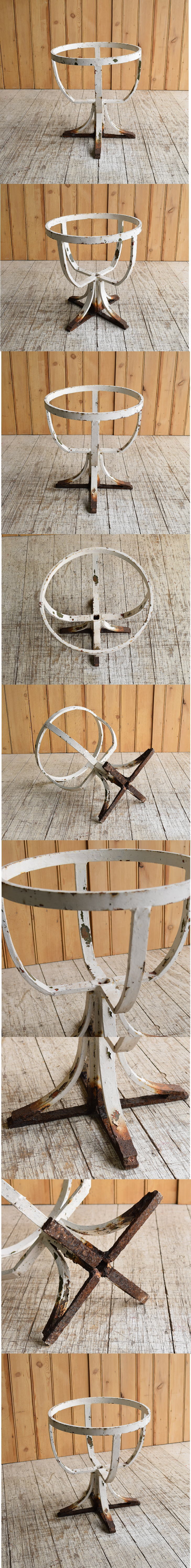 イギリス アンティーク アイアンプラントポットホルダー　10743