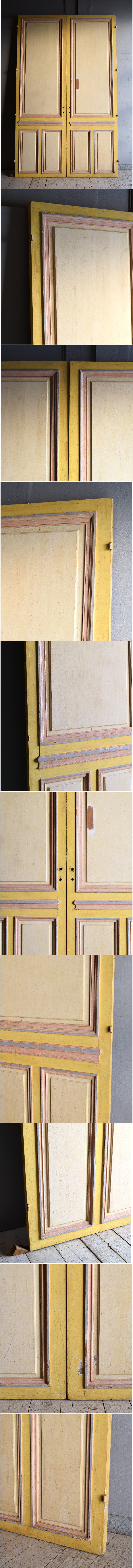 フレンチ アンティーク ドア 扉 建具×2 9225