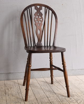 イギリス アンティーク家具 キッチンチェア 椅子 9654