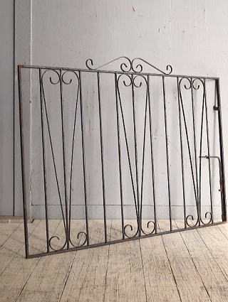 イギリス アンティーク アイアンフェンス ゲート柵 ガーデニング 12721