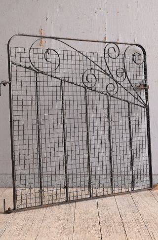 イギリス アンティーク アイアンフェンス ゲート柵 ガーデニング 9832