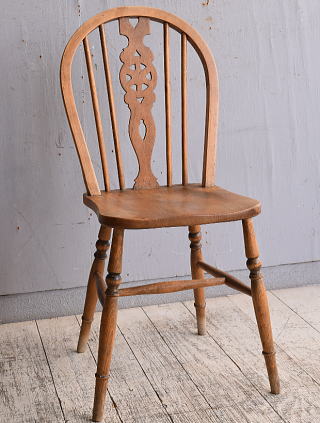 イギリス アンティーク家具 キッチンチェア 椅子 9836