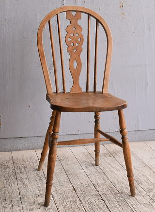 イギリス アンティーク家具 キッチンチェア 椅子 9838