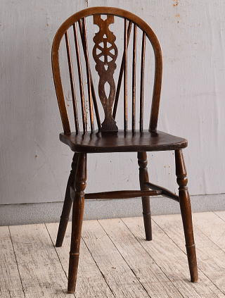 イギリス アンティーク家具 キッチンチェア 椅子 9884