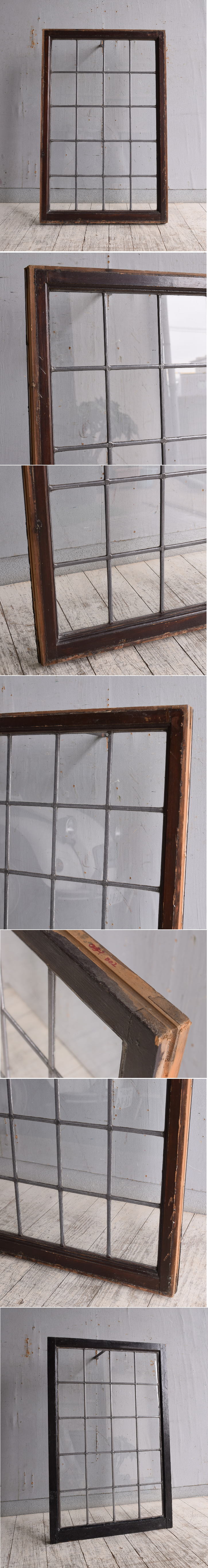 イギリス アンティーク 窓 無色透明 9887